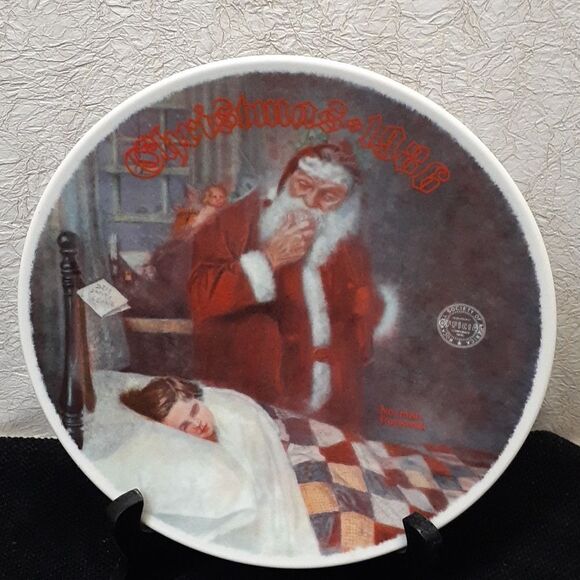 Norman Rockwell Deer Santy Plates, Pepsi Santa, Jolly old St.Nick, Snow Queen - Picture 10 of 11